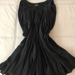Black silk Azeeza dress